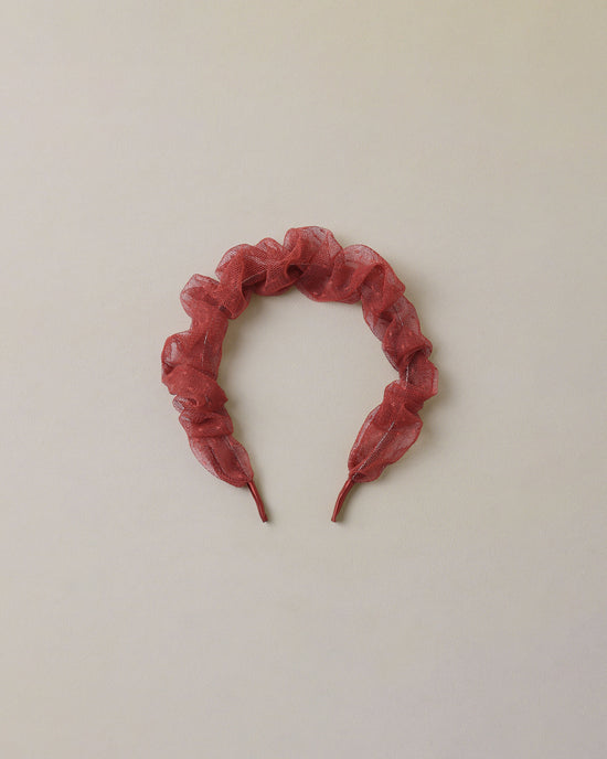 Gathered Headband || Ruby by Noralee