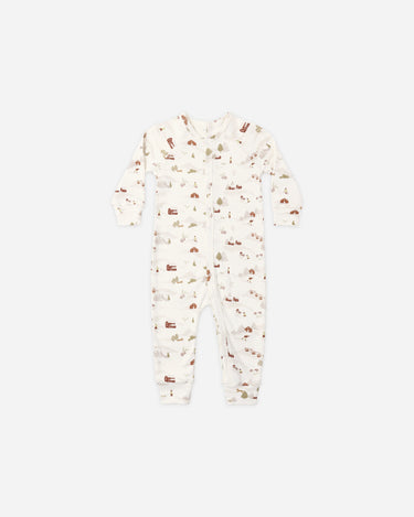 Organic Pajama Long John || Ski Town by Rylee + Cru