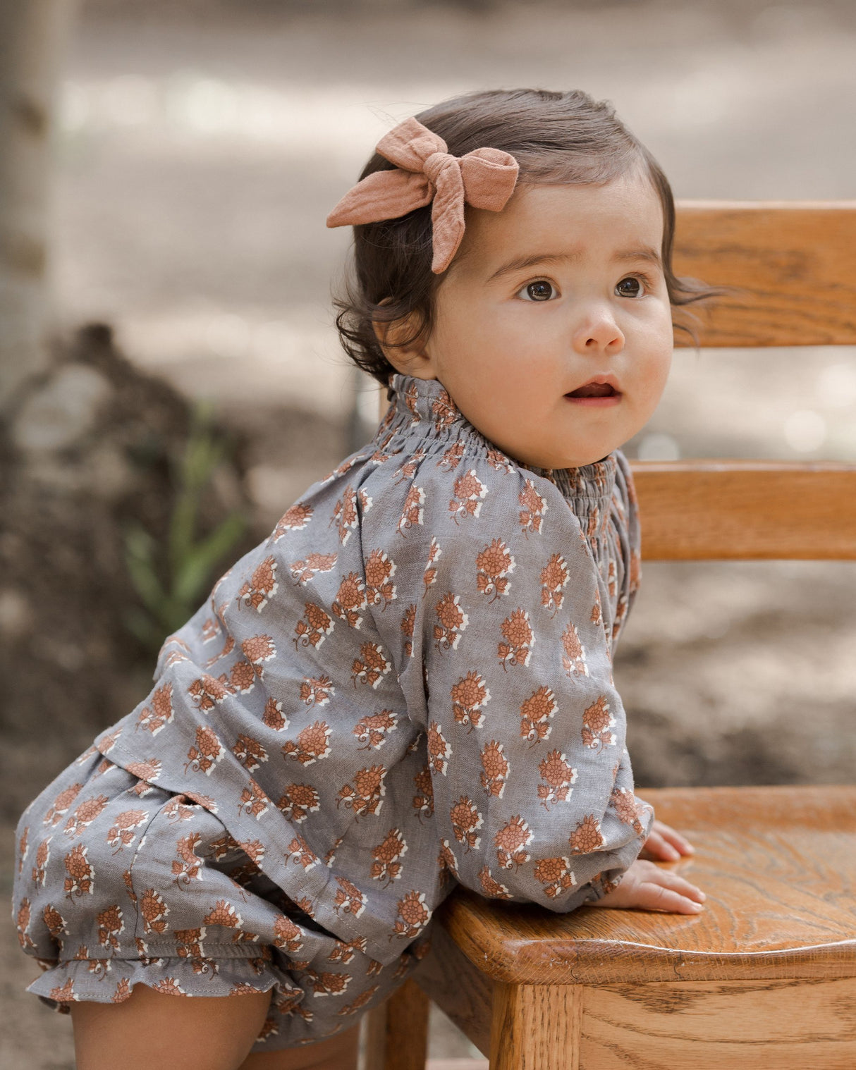 quincy blouse set || blue floral by Rylee + Cru