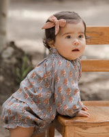 quincy blouse set || blue floral by Rylee + Cru