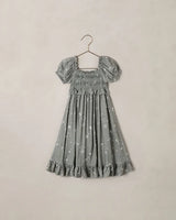 Maggie Dress || Eucalyptus French Floral by Noralee