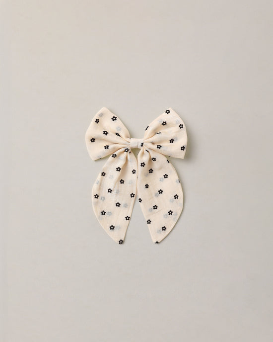 Everly Bow || Black Daisy by Noralee