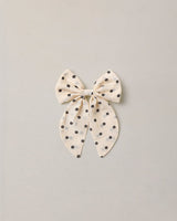 Everly Bow || Black Daisy by Noralee
