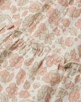 Ruffle Collar Button Dress || Pink Blossom by Quincy Mae