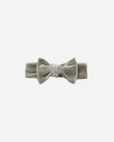 Velour Bow Headband || Spruce by Quincy Mae