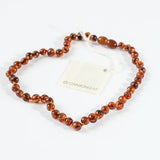 Polished Cognac Baltic Amber || Necklace by CanyonLeaf