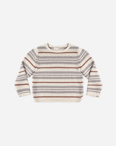 Jacques Sweater || Dusty Blue Stripe by Rylee + Cru
