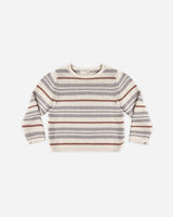 Jacques Sweater || Dusty Blue Stripe by Rylee + Cru