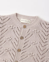 Knit Cardigan Lilac Mist by Quincy Mae