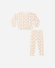 Spongey Knit Set || Ruby Dots by Rylee + Cru