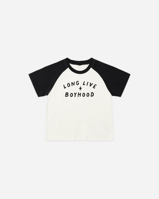 Raglan Short Sleeve Tee || Long Live Boyhood by Rylee + Cru