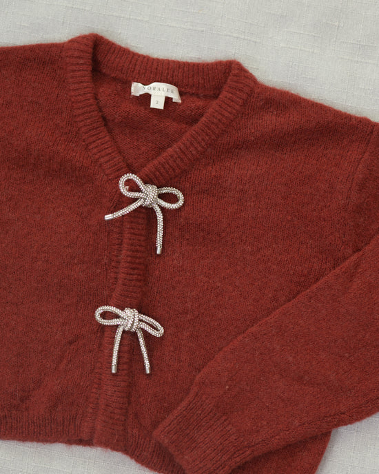 Bow Cardigan || Ruby by Noralee