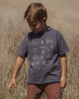Raw Edge Tee || Let's Go Camping by Rylee + Cru