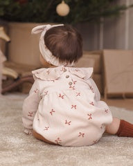Wendy Romper || Red Bows by Quincy Mae