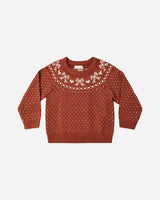 Fair Isle Sweater || Ruby by Rylee + Cru