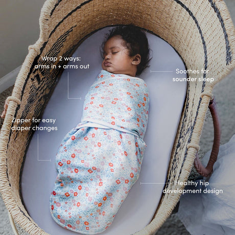 essentials wrap swaddles 3 pack - briar rose by aden + anais