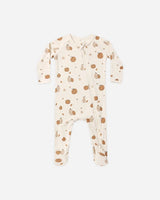 Bamboo Zip Footie || Harvest Friends by Quincy Mae