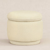 Babyletto Enoki Storage Ottoman in Velvet Checker