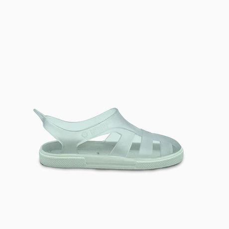 Bioty Transparent Sandals | Transparent White by Boatilus