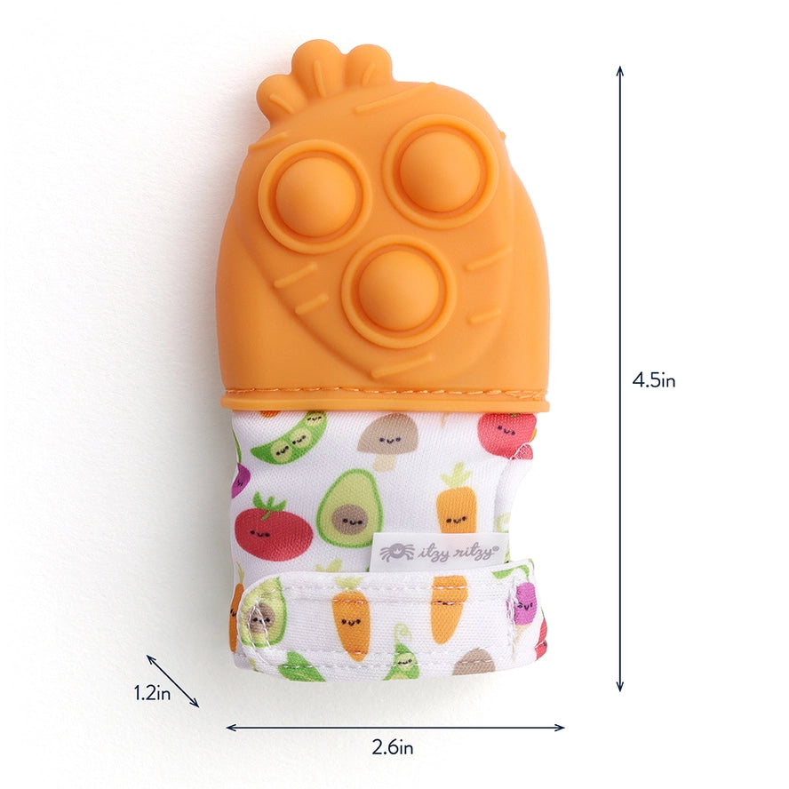 Itzy Mitt Pop™ - Carrot by Itzy Ritzy