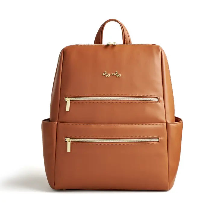 Eras Backpack™ Diaper Bag - Cognac by Itzy Ritzy