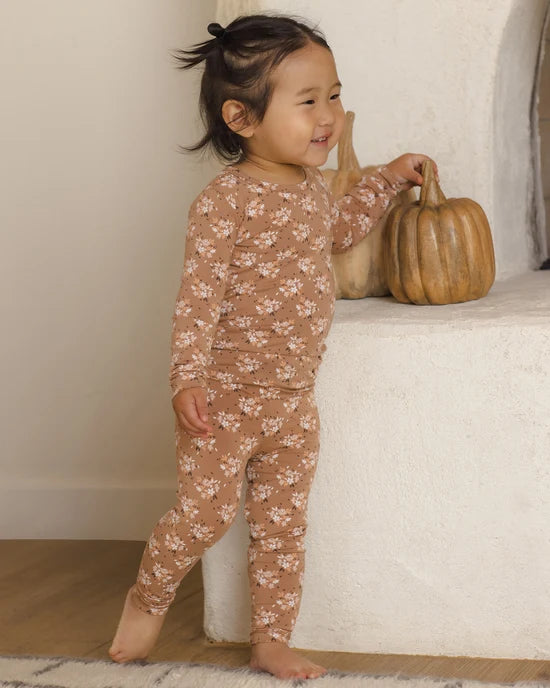 Bamboo Pajama Set || Fall Floral by Quincy Mae