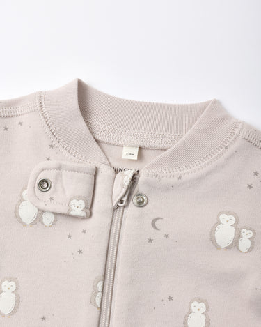 Zip Long Sleeve Sleeper || Owls by Quincy Mae