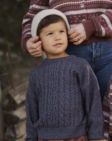 Aspen Sweater || Midnight by Rylee + Cru
