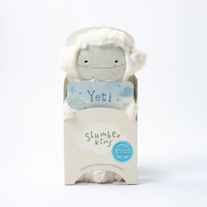 Yeti's Mindfulness Set - Lovey with 2 Books! by Slumberkins