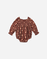 Adelaide Romper || Brick Daisies by Rylee + Cru