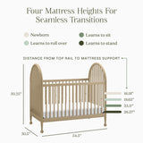 Namesake Alouette 3-in-1 Convertible Spindle Crib