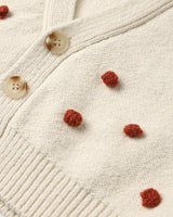 Boxy Crop Cardigan || Ruby Bobble by Rylee + Cru