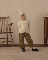 Barrel Pant || Embroidered Daisies by Rylee + Cru
