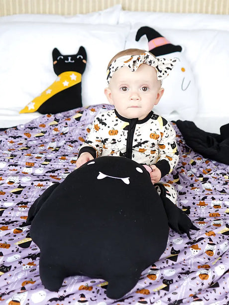 Lucy's Room Bat Halloween Bamboo Pillow by Emerson and Friends