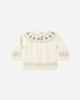 Rex Sweater || Tree Fair Isle by Quincy Mae