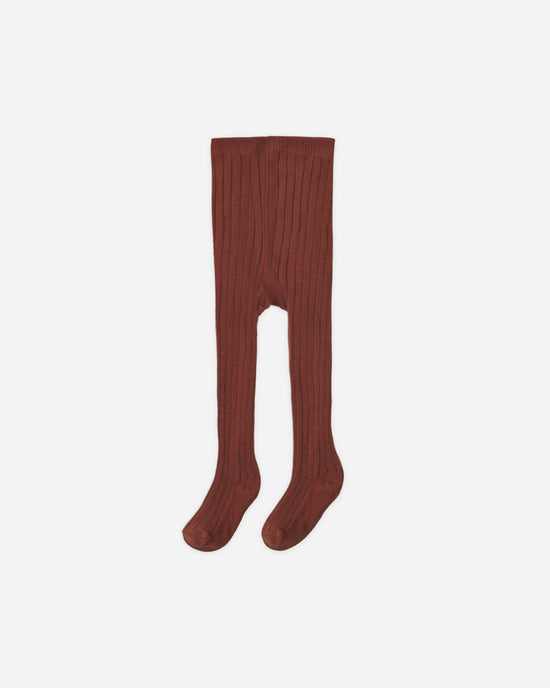 Ribbed Tights || Brick by Rylee + Cru
