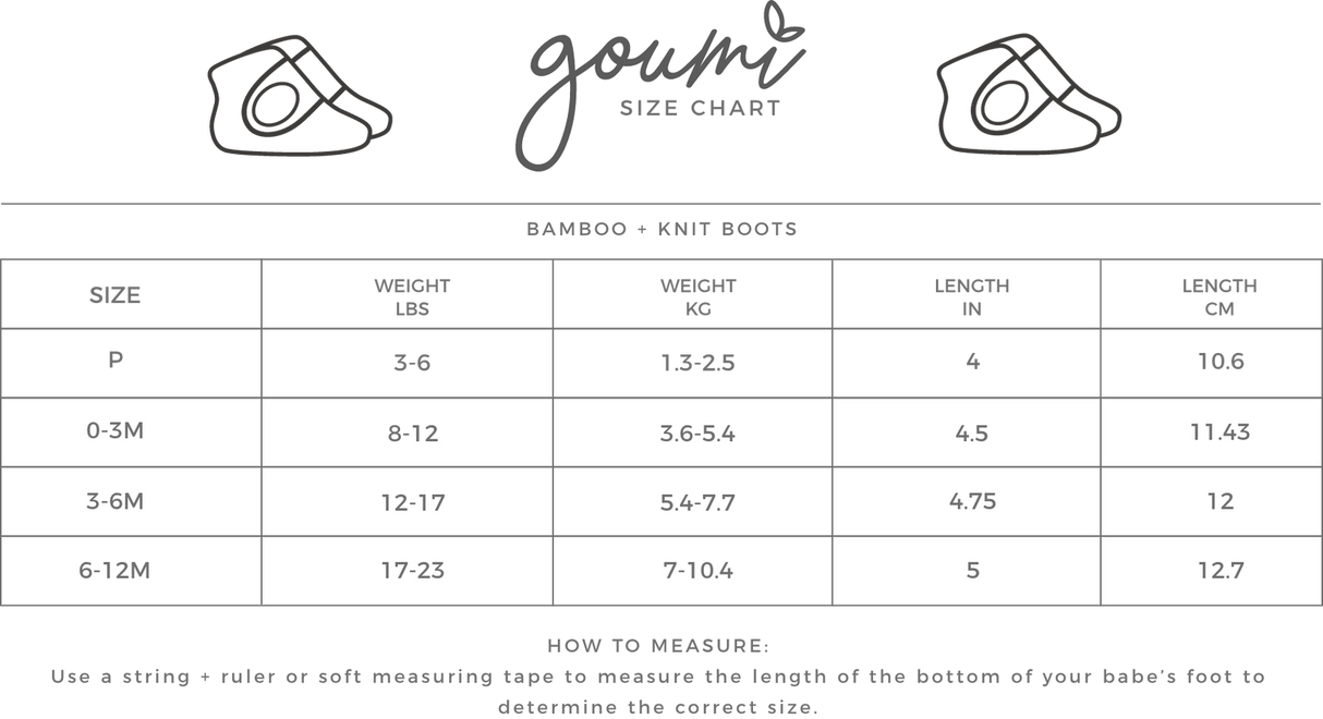 Viscose Bamboo + Organic Cotton Baby Boots - Midnight by goumikids