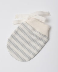 No Scratch Mittens, Set of 2 || Cloud Stripe, Cloud by Quincy Mae