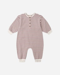 Relaxed Jumpsuit || Mulberry Stripe by Quincy Mae