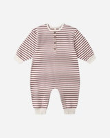Relaxed Jumpsuit || Mulberry Stripe by Quincy Mae