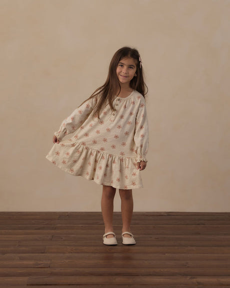 Swing Dress || Pink Daisies by Rylee + Cru