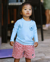 Icon Long Sleeve Rashguard - Crystal Blue by Feather 4 Arrow