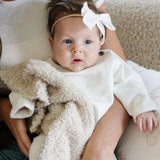 Bamboni Mini Blanket- Buttermilk by Saranoni