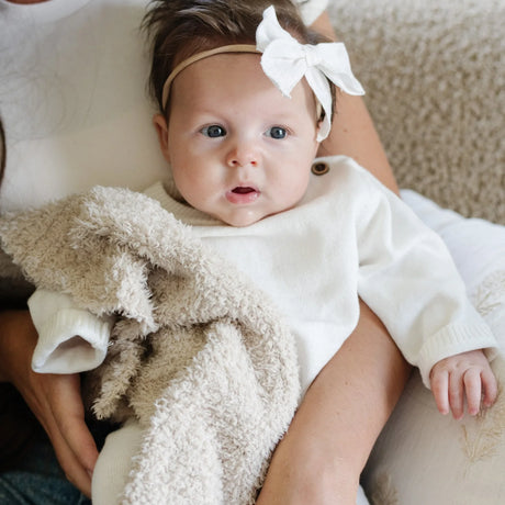 Bamboni Mini Blanket- Buttermilk by Saranoni