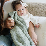 Bamboni Receiving Blanket - Sage by Saranoni