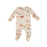2-Way Zipper Footie -Gingerbread Village by Angel Dear