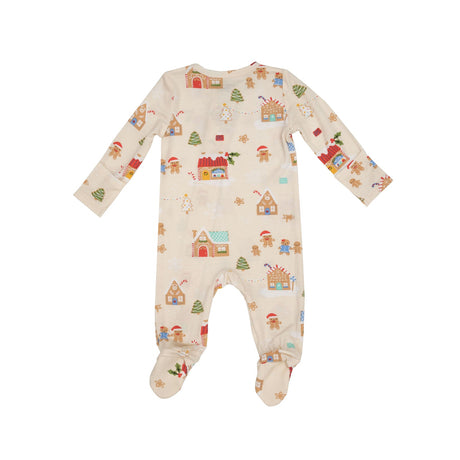 2-Way Zipper Footie -Gingerbread Village by Angel Dear