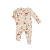 2-Way Zipper Footie -Gingerbread Village by Angel Dear