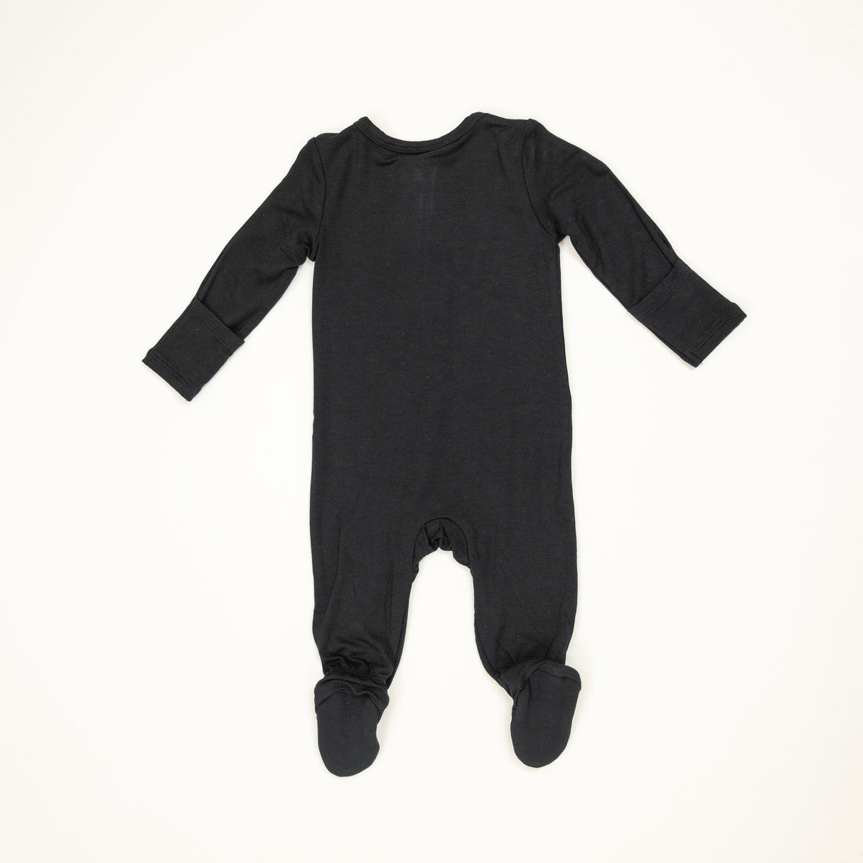 2-Way Zipper Footie - Black by Angel Dear