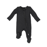 2-Way Zipper Footie - Black by Angel Dear